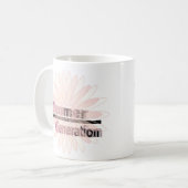 Tasse à café de la génération des baby-boomers (Devant gauche)
