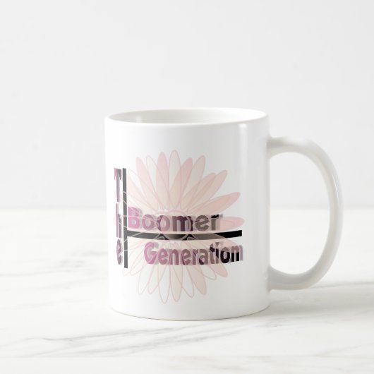 Tasse à café de la génération des baby-boomers (Droite)