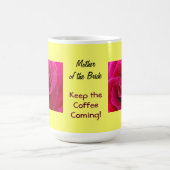 Tasse à café de la mère de la mariée Fleurs de ros (Centre)