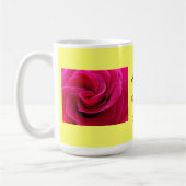 Tasse à café de la mère de la mariée Fleurs de ros (Gauche)