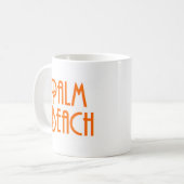 tasse à café de la plage de palm (Devant gauche)