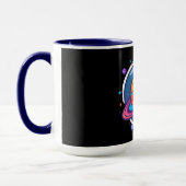Tasse à café de la planète Saturne – Design cosmiq (Gauche)