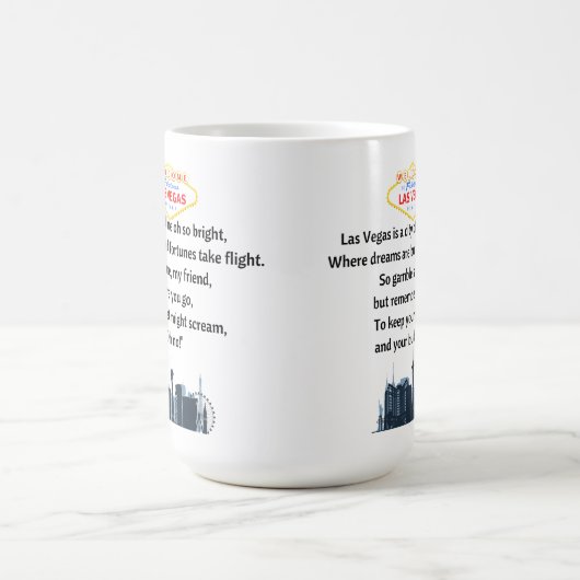 Tasse à café de Las Vegas (Centre)