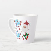 Tasse à café de Noël festive avec vibes de vacance (Angle gauche)