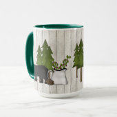 Tasse à café de North Woods Western (Devant gauche)