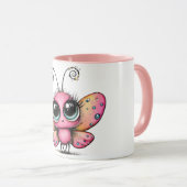 Tasse à café de papillon mignon (Devant droit)