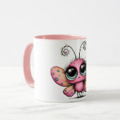 Tasse à café de papillon mignon (Devant gauche)
