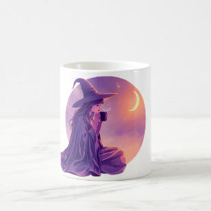Tasse à café de sorcière Coupe Halloween au clai