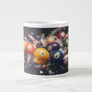 Tasse à café de style boule de billard