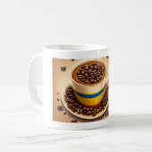 Tasse à café de style imprimé (Devant gauche)