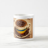 Tasse à café de style imprimé (Centre)