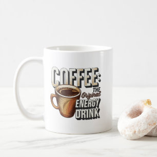 Tasse à café de style rétro amusant