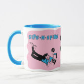 Tasse à café de style "Tune Tote" Sips 'n' Spins (Gauche)