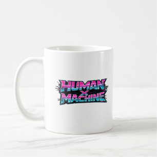 Tasse à café de technologie futuriste Humain × Mac
