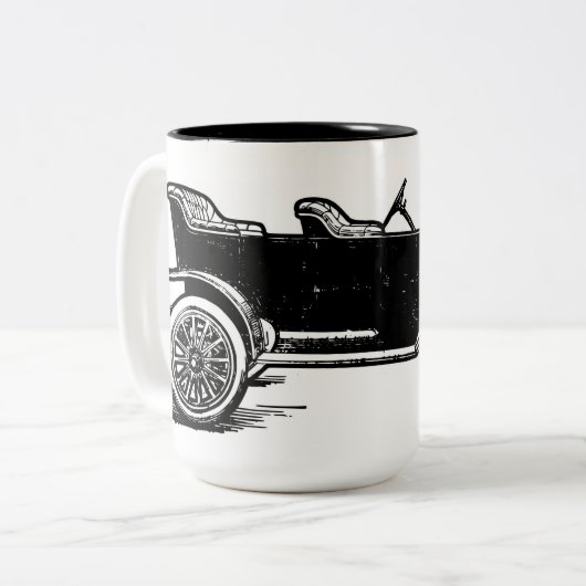 Tasse à café de voiture ancienne (Devant gauche)