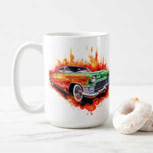 Tasse à café de voiture vintage