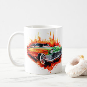 Tasse à café de voiture vintage