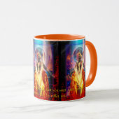 TASSE À CAFE DEESSE DU FEU PELE (Devant droit)