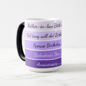 Tasse à café dégradé pour célébrations obligatoire (Devant gauche)