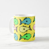Tasse à café design à base de poisson tropical (Devant gauche)