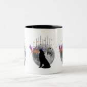 Tasse à café design Wolf-Moon-Phoenix-Owl-design g (Centre)