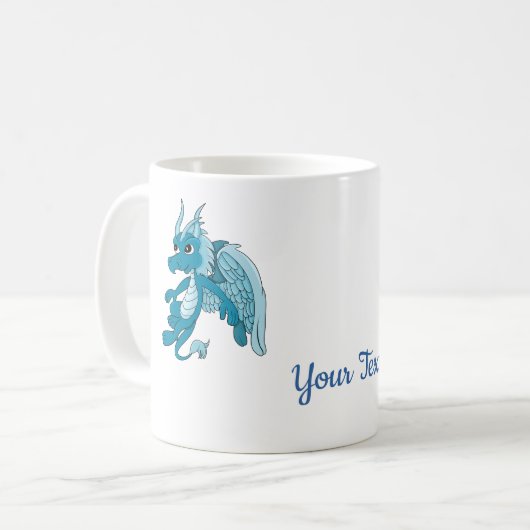 Tasse à café dessin animé Blue Dragon (Devant gauche)