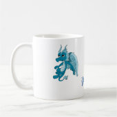 Tasse à café dessin animé Blue Dragon (Gauche)
