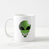 Tasse à café d'extraterrestre vert (Gauche)