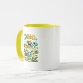 Tasse à café Dino Squad Bébé Dinosaure Mignon (Devant gauche)