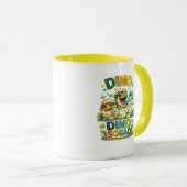 Tasse à café Dino Squad Bébé Dinosaure Mignon (Devant droit)