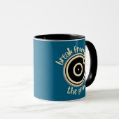 Tasse à café disque vinyle (Devant droit)