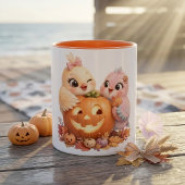 Tasse à café Douces oiseaux d'Halloween