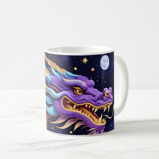 tasse à café dragon céleste (Devant droit)