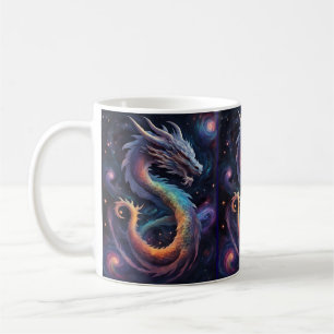 tasse à café dragon cosmique