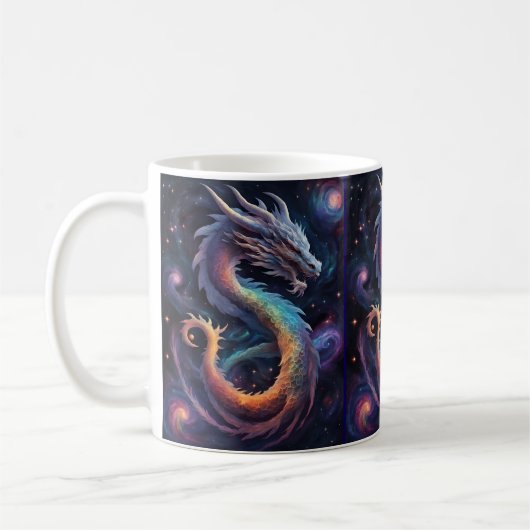 tasse à café dragon cosmique (Gauche)