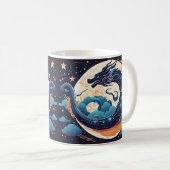 tasse à café dragon de lune (Devant droit)