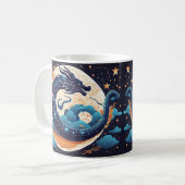 tasse à café dragon de lune (Devant gauche)