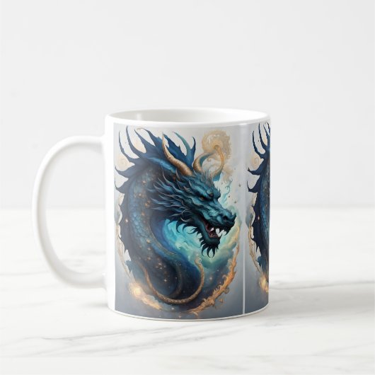 tasse à café dragon des nuages (Gauche)