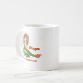 Tasse à café Dragon Emeraude Mystique – Créature F (Devant gauche)