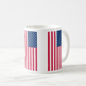 Tasse à café Drapeau Américain Patriotique Cadeau (Devant droit)
