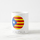 Tasse à café Drapeau de Catalogne (Centre)