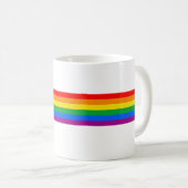 Tasse à café Drapeau des Droits des Gays (Devant droit)