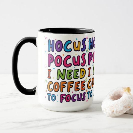 Tasse à café drôle (Avec donut)