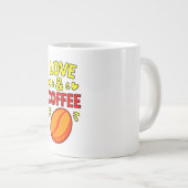 Tasse à café drôle - Amour & Café (Devant droit)