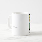 Tasse à café drôle Chat & Avocat drôle (Devant gauche)