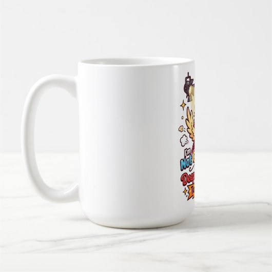 Tasse à café drôle de canard dramatique (Gauche)