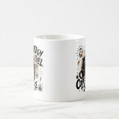 Tasse à café drôle de chat noir pour les introvert (Centre)