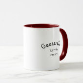 Tasse à café drôle de Geezerville (Devant droit)