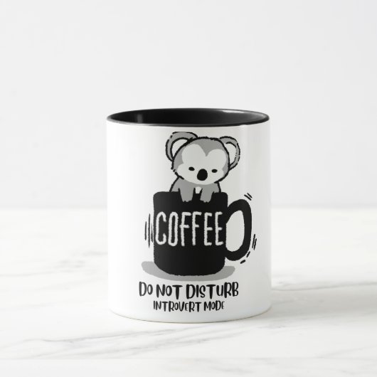 Tasse à café drôle de koala (Centre)