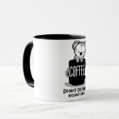 Tasse à café drôle de koala (Devant gauche)